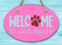 Welcome To Our Home Oval Ceramic Wall Decor