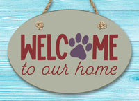 Welcome To Our Home Oval Ceramic Wall Decor