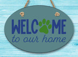 Welcome To Our Home Oval Ceramic Wall Decor