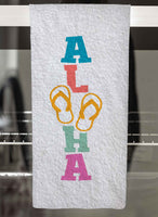 Aloha Summer Personalized Hand Towel