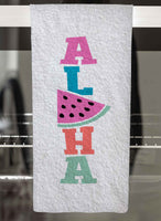 Aloha Summer Personalized Hand Towel