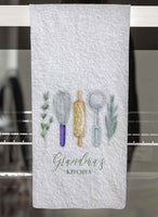 Cooking Essentials Personalized Hand Towel