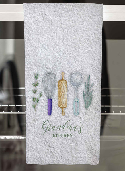 Cooking Essentials Personalized Hand Towel