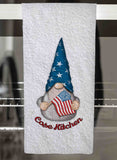 Independence Gnome Personalized Hand Towel