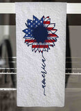 Patriotic America Personalized Hand Towel