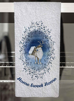 Majestic Reindeer Personalized Hand Towel