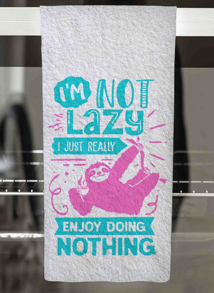 SlothDaze Personalized Hand Towel