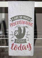 SlothDaze Personalized Hand Towel