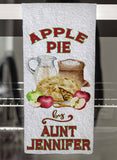 Apple Pie Personalized Hand Towel