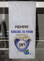 Baking is Your Jam Personalized Hand Towel