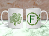 Shamrock Mandala Personalized Coffee Mug