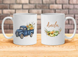 Pumpkin Truck Personalized Coffee Mug