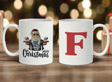 Biker Santa Personalized Coffee Mug