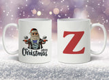 Biker Santa Personalized Coffee Mug