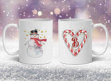 Candy Cane Wishes Personalized Coffee Mug