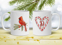 Candy Cane Wishes Personalized Coffee Mug