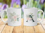 Spring Floral Personalized Coffee Mug