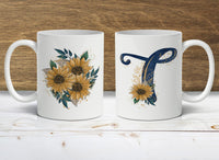 Sunflower Meadows Personalized Coffee Mug