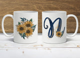 Sunflower Meadows Personalized Coffee Mug