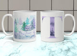 Winter Forest Personalized Coffee Mug