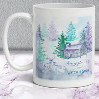 Winter Forest Personalized Coffee Mug