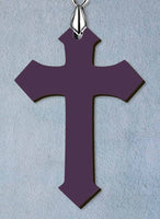 Solid Color Cross SpectraLuxe Necklace