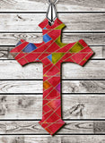 Stained Glass Looking Cross SpectraLuxe Necklace