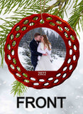 Photo Personalized Round Porcelain Ornament