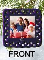 Photo Personalized Square Porcelain Ornament