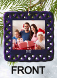 Photo Personalized Square Porcelain Ornament