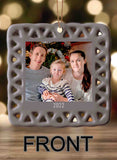 Photo Personalized Square Porcelain Ornament