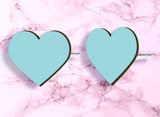 Colored Heart SpectraLuxe Post Earrings