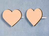 Colored Heart SpectraLuxe Post Earrings
