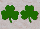 Colored Shamrock SpectraLuxe Post Earrings
