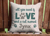 All You Need is Pets Throw Pillow Cover