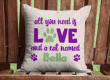 All You Need is Pets Throw Pillow Cover