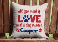 All You Need is Pets Throw Pillow Cover