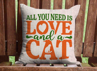 It's The Cat's Home Throw Pillow Cover