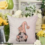 Easter Gnomes Throw Pillow Cover