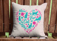 Pet's Heart Throw Pillow Cover