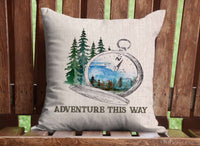 Summer Adventures Throw Pillow Cover