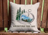 Summer Adventures Throw Pillow Cover