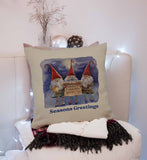 Snow Much Fun Throw Pillow Cover