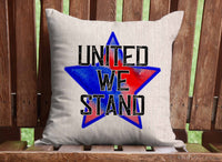 Patriotic Star Throw Pillow Cover