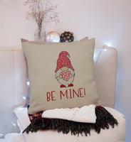 Valentine's Gnomes Throw Pillow Cover