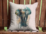 Watercolor Wildlife Pillows Throw Pillow Cover
