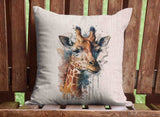 Watercolor Wildlife Pillows Throw Pillow Cover