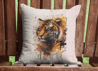 Watercolor Wildlife Pillows Throw Pillow Cover