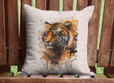 Watercolor Wildlife Pillows Throw Pillow Cover