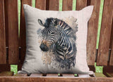Watercolor Wildlife Pillows Throw Pillow Cover
